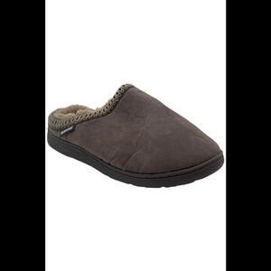 MUK LUKS Men's Gabriel Leo Faux Suede Slipper Cognac - Medium